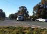 Truck turns at Pratts Park Road intersection