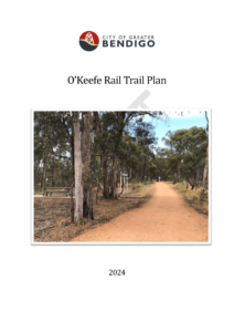 Cover page of draft O'Keefe Rail Trail plan